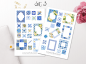 Preview: Urlaub Sticker Set